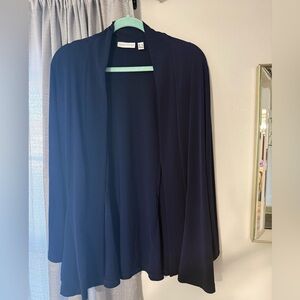 Susan Graver Midnight Blue Women’s cardigan